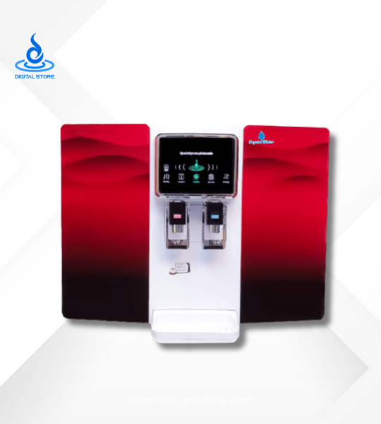 Crystal 5 Stages 75 GPD Hot, Cold, Normal RO Water Purifier (Red)