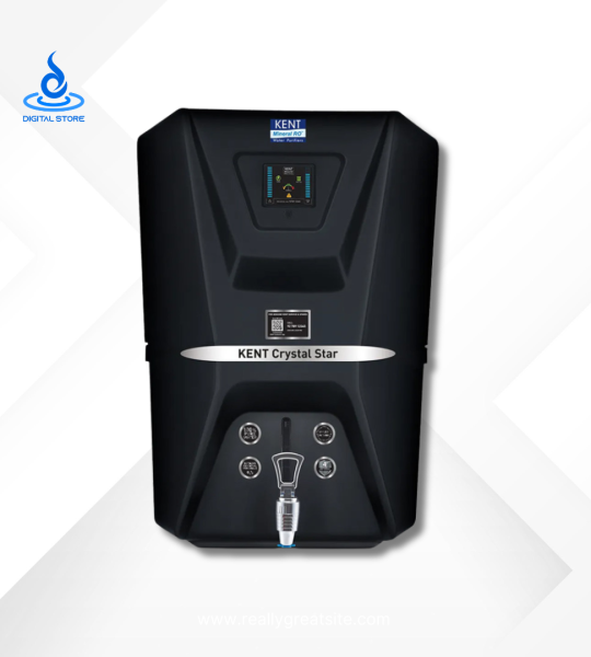 Kent Crystal Star 8 Stages 100 GPD RO Water Purifier (Black)