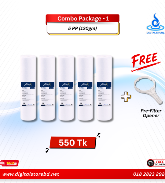 Combo Package 1 - 10" PP Filter (120gm) 5ps