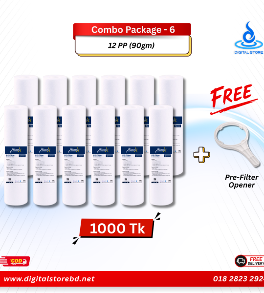Combo Package 6 - 10" PP Filter (90gm) 12ps