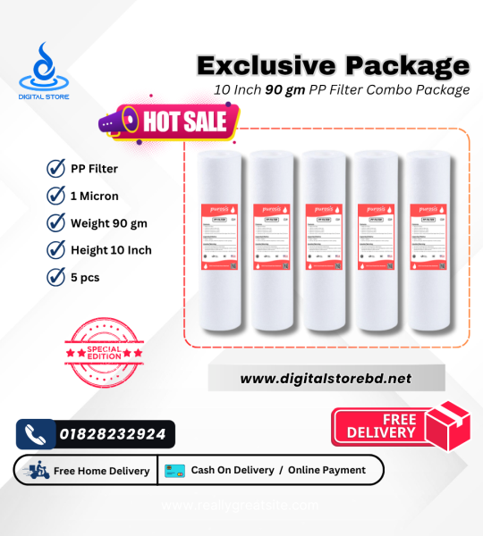 Exclusive Package - 10" PP Filter (90gm) 5ps