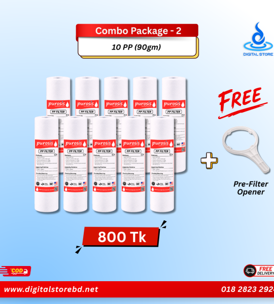 Combo Package 2 - 10" PP Filter (90gm) 10ps