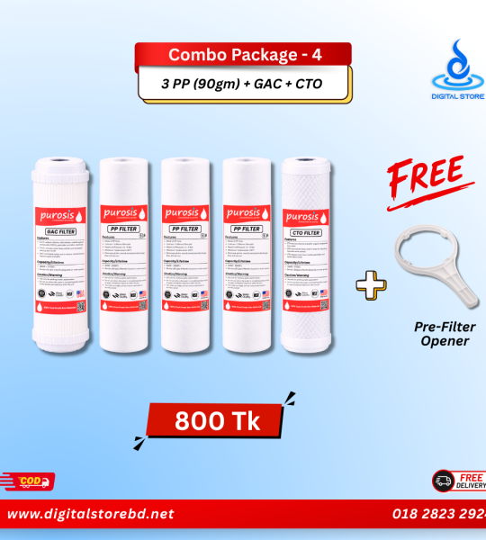 Combo Package 4 - 10" PP (90gm) + GAC + CTO Filter