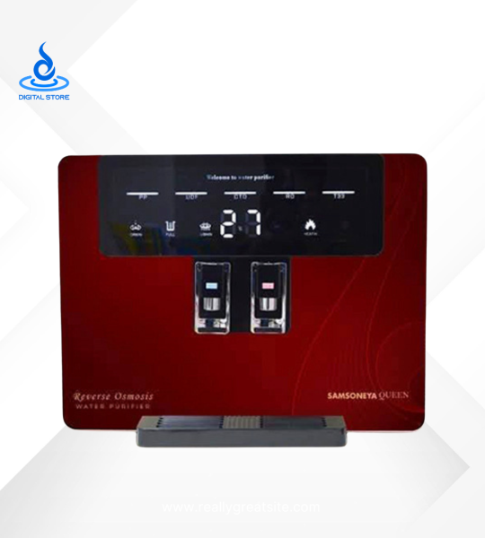 Samsoneya Queen 5 Stages 75 GPD Hot, Cold, Normal RO Water Purifier (Red)