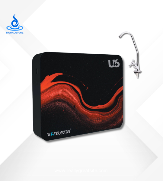 Water Active U6 5 Stages Ultra Filtration (UF) Water Purifier (Red)